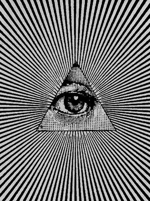 Awful Illuminati Eye Tattoos Design
